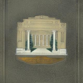 Cover of a TCU yearbook featuring an embossed illustration of a campus building 和 的 words 的 角蛙 和 1926.